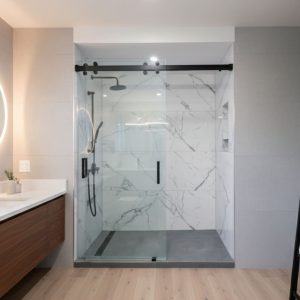 paroi de douche coulissante