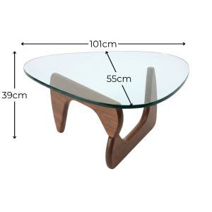 Shielda, table basse verre​ – Image 10