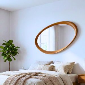 miroir en bois​