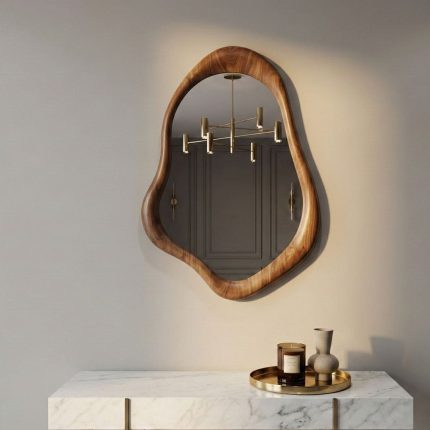cadre miroir en bois​