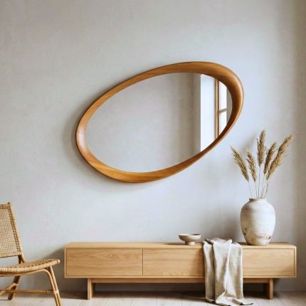 miroir en bois​