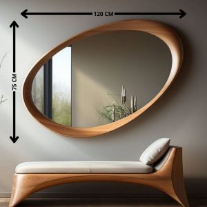 miroir en bois​