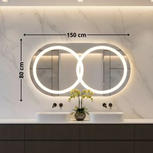 miroir led salle de bain​