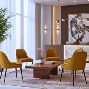 chaise en tissu​