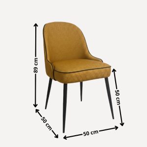 chaise en tissu​