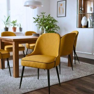 chaise en tissu​