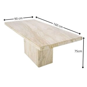 Travertine, Table en pierre – Image 3