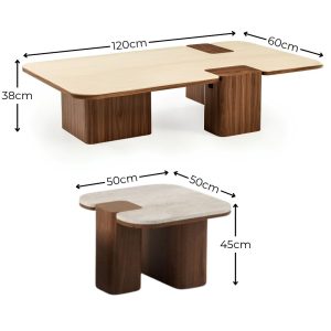 tables gigognes bois massif