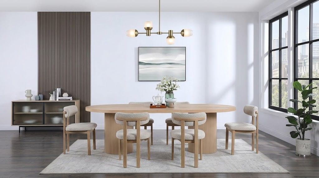 table à manger en bois massif