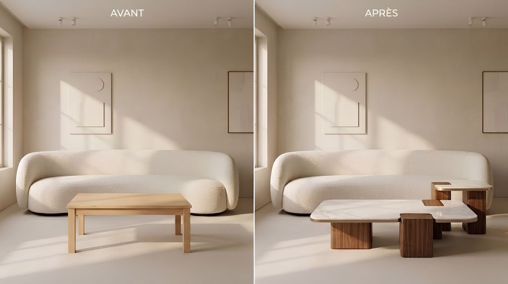 tables gigognes en bois