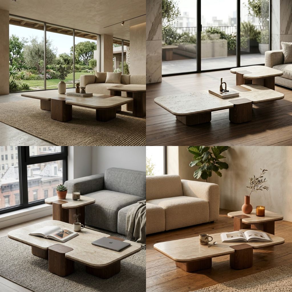 tables gigognes bois