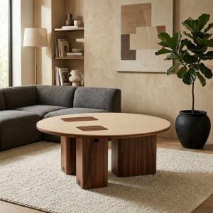 table basse ronde moderne