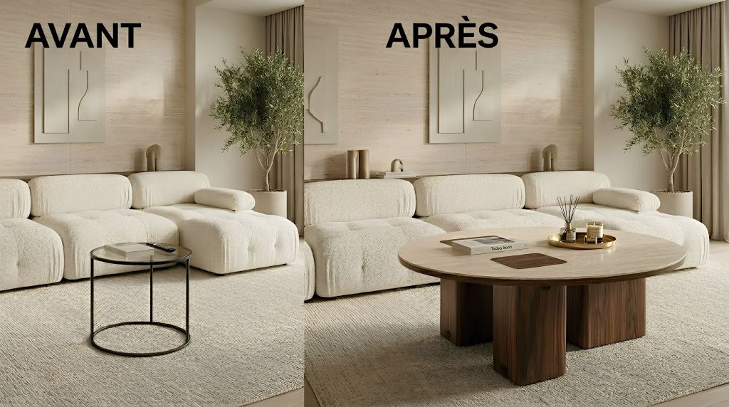 table basse ronde
