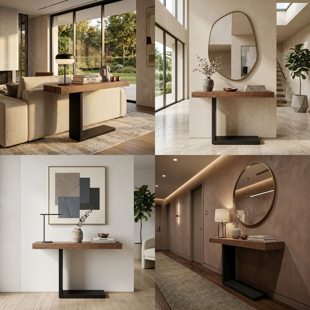 console d'entrée moderne