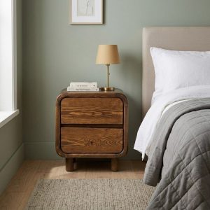 table de nuit en bois