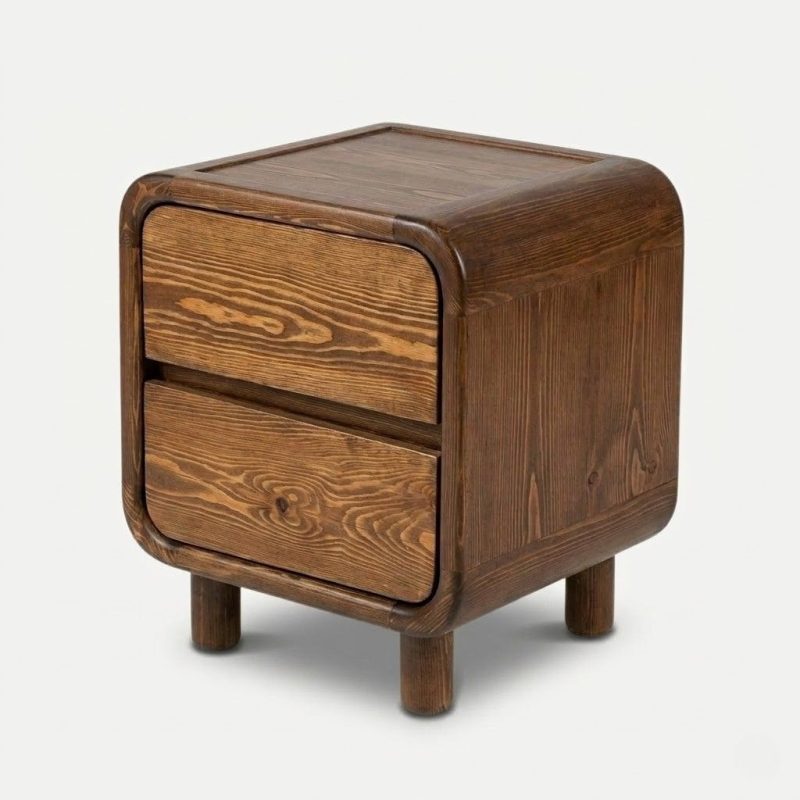 table de nuit en bois