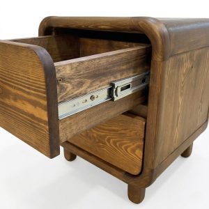 table de nuit en bois