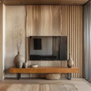 ORKAN, meuble tv bois massif – Image 2