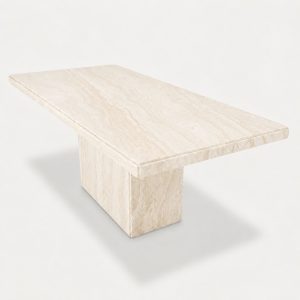 Travertine, Table en pierre
