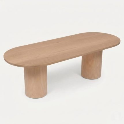 table ovale en chêne