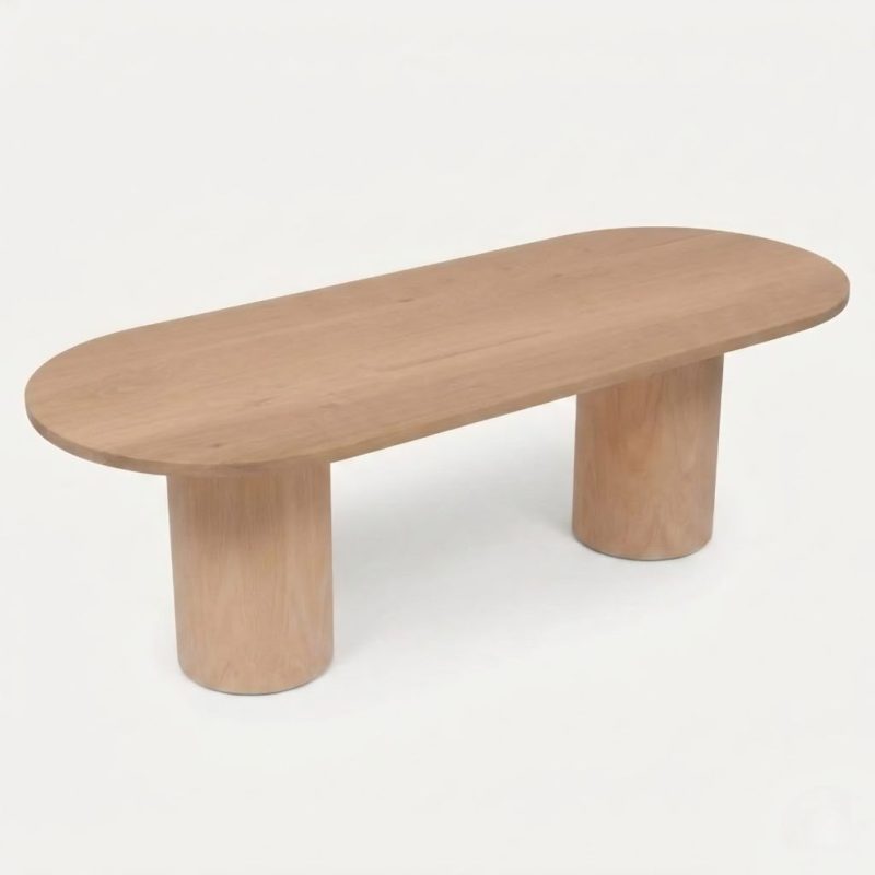 table ovale en chêne