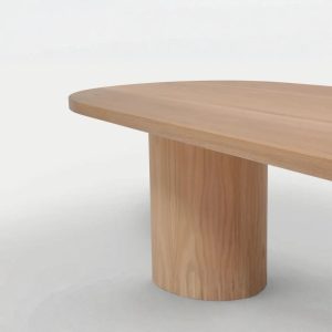 table ovale en chêne deco