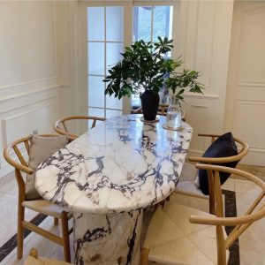 table à manger marbre
