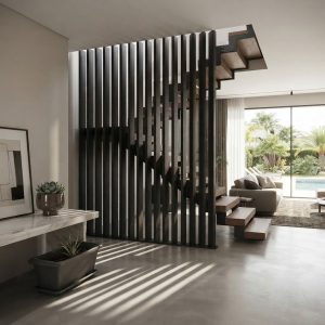 separation salon e​n bois