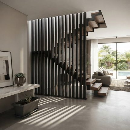 separation salon e​n bois