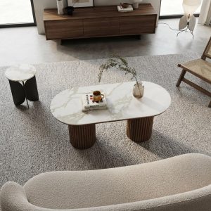 Siena, table basse effet marbre​ – Image 6