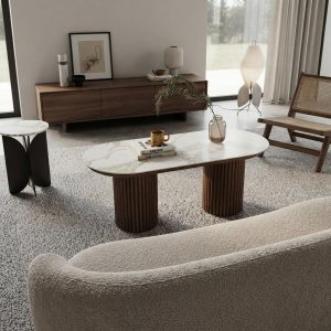 Siena, table basse effet marbre​ – Image 2