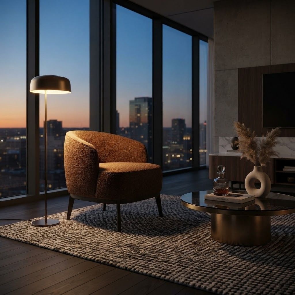 Fauteuil Megan la nuit