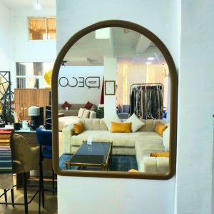 Miroir arche, cadre bois