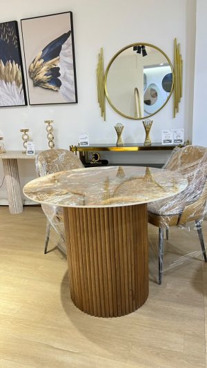 AURA, table à manger ronde céramique – Image 2