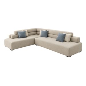 DUNA, salon d angle modulable beige
