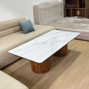 OPALE, table basse céramique effet marbre – Image 3